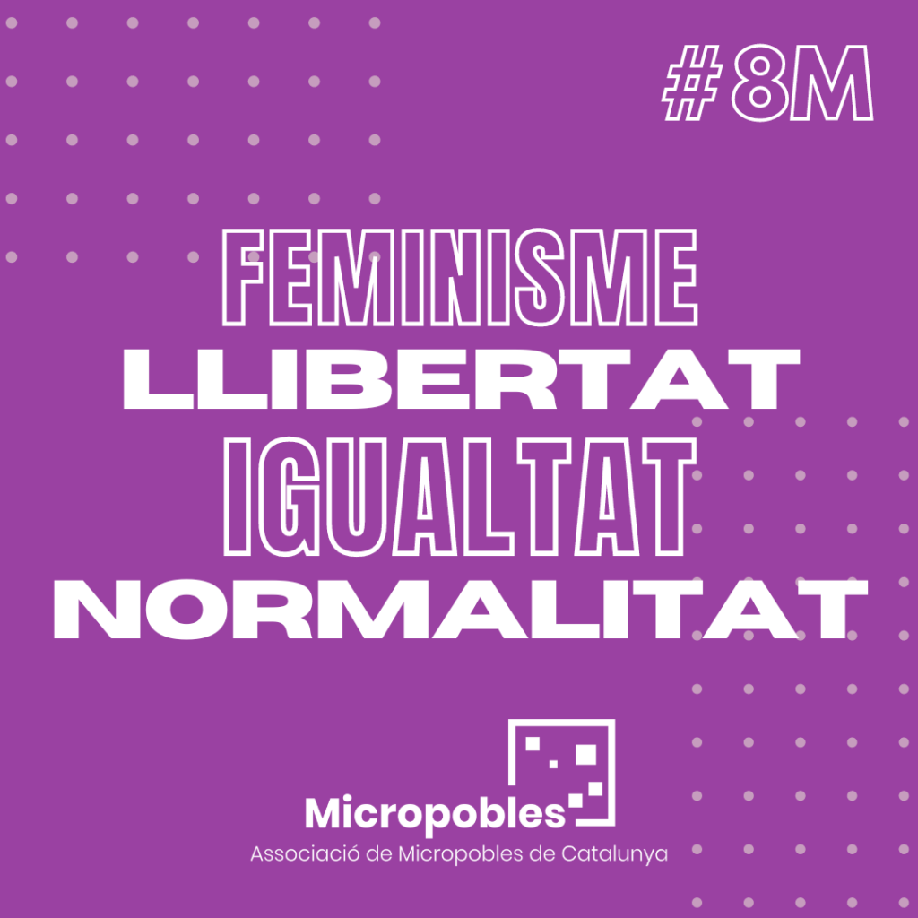 Micropobles referma el seu compromís amb el feminisme i la igualtat