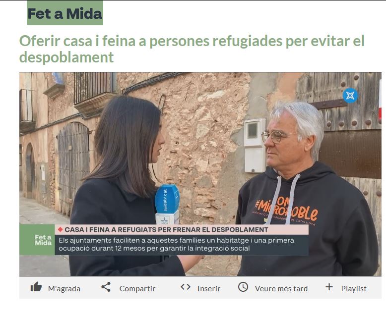 El projecte d’acollida Oportunitat500 al Fet a Mida de la Xarxa