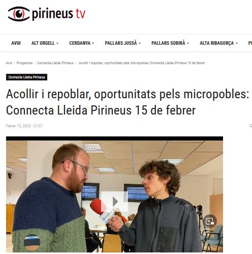 Les trobades per impulsar projectes territorials d’acollida a Pirineus TV