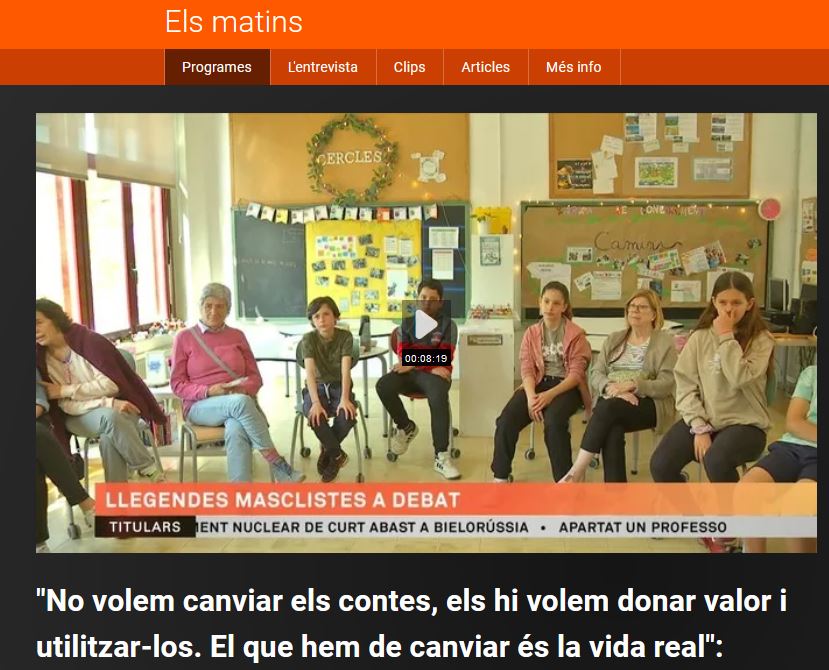 El projecte ‘Canvia el conte’ a escoles de micropobles a Els Matins de TV3