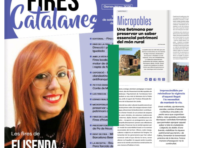 La Setmana de la Pedra Seca al nou número de Fires Catalanes